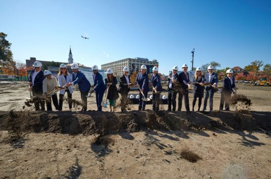 EM Korman Break Ground at Navy Yard